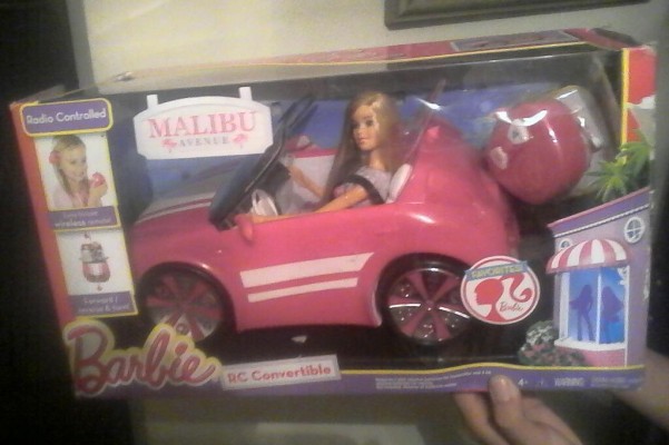 Carro Control Remoto de Muñecas Barbie
