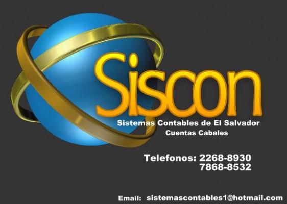SisCon Sistemas contables de El salvador Venta de programas contables y de punto de venta
