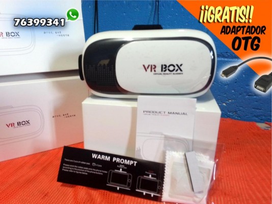 VR BOX 2.0 gafas lentes de realidad virtual 3D Gratis!! adaptador OTG $30// combo mas control bluetooth Adroid e iOS $50