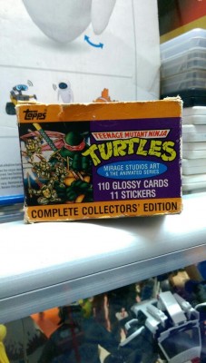 Colección Completa de Cartas Y Stickers de Las Tortugas Ninjas