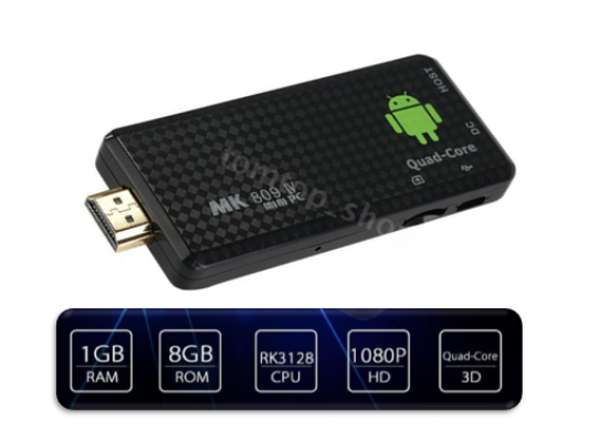 TV BOX ANDROIDE 4.4 WIFI, Mini PC Stick HDMI Convierte tu TV en SmartTV