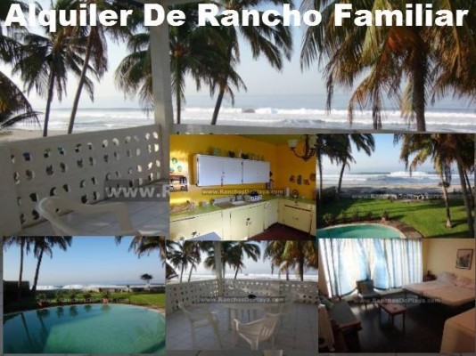 Exclusivo Rancho Familiar Frente al Mar